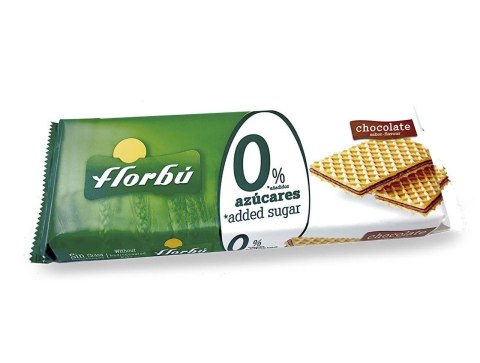 WAFELKI Z KREMEM KAKAOWYM BEZ DODATKU CUKRU 150 g - FLORBU FLORBU (ciastka bez dodatku cukru)