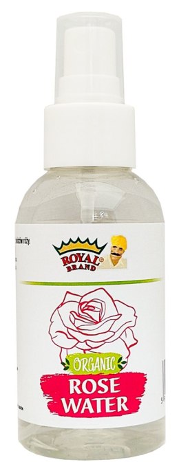 WODA RÓŻANA BIO 100 ml - ROYAL BRAND ROYAL BRAND (aromaty)