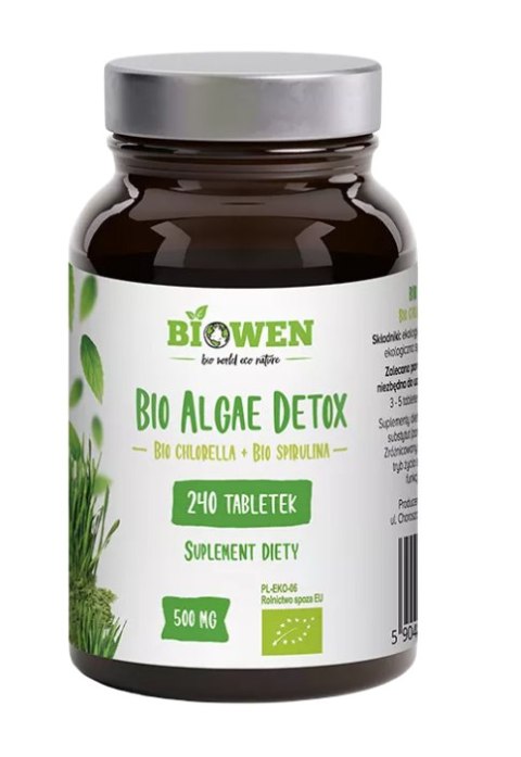 ALGI DETOX BIO 240 TABLETEK - HEMPKING (BIOWEN) HEMPKING (suplementy diety, kosmetyki)