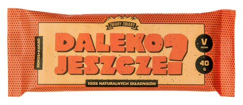 BATON BAKALIOWY Z KOKOSEM I KAKAO "DALEKO JESZCZE" BEZGLUTENOWY 40 g - ZMIANY ZMIANY ZMIANY ZMIANY (batony)