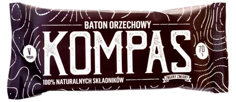 BATON ORZECHOWY "KOMPAS" BEZGLUTENOWY 70 g - ZMIANY ZMIANY ZMIANY ZMIANY (batony)