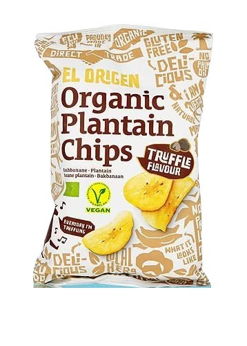 CHIPSY Z PLANTANA O SMAKU TRUFLI BEZGLUTENOWE BIO 80 g - EL ORIGEN EL ORIGEN (chipsy)