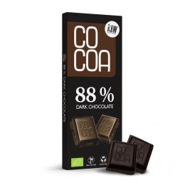 CZEKOLADA GORZKA 88 % BIO 40 g - COCOA COCOA (czekolady i bakalie w surowej czekoladzie)