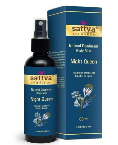 DEZODORANT - MGIEŁKA DO CIAŁA KRÓLOWA NOCY 80 ml - SATTVA (AYURVEDA) SATTVA (kadzidła, kosmetyki)