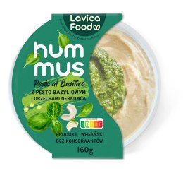 HUMMUS PESTO AL BASILICO 160 g - LAVICA FOOD LAVICA FOOD (hummusy, pasty)