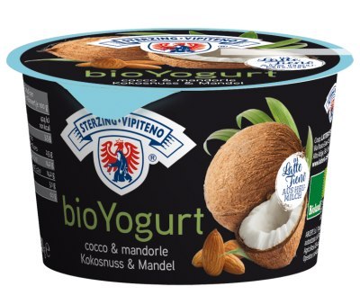 JOGURT KOKOSOWO - MIGDAŁOWY Z MLEKA SIENNEGO BEZGLUTENOWY BIO 250 g - STERZING-VIPITENO STERZING-VIPITENO (jogurty)