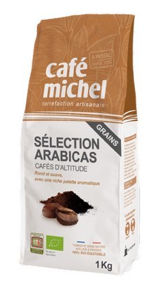 KAWA ZIARNISTA ARABICA 100 % SELECTION FAIR TRADE BIO 1 kg - CAFE MICHEL CAFE MICHEL (kawy)