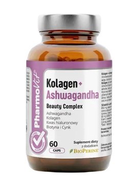 KOLAGEN + ASHWAGANDHA BEAUTY COMPLEX BEZGLUTENOWE 60 KAPSUŁEK - PHARMOVIT (CLEAN LABEL) PHARMOVIT (suplementy diety)