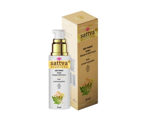 KREM DO TWARZY PRZECIW NIEDOSKONAŁOŚCIOM 50 ml - SATTVA (AYURVEDA) SATTVA (kadzidła, kosmetyki)