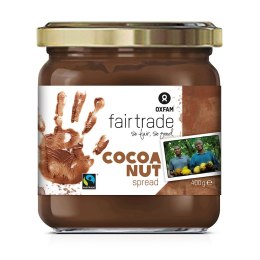 KREM ORZECHOWO - KAKAOWY FAIR TRADE BEZGLUTENOWY 400 g - OXFAM