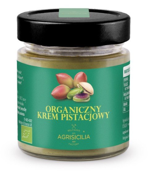 KREM PISTACJOWY BIO 200 g - AGRISICILIA AGRISICILIA (marmolady, krem pistacjowy)