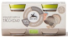 MIĘSO INDYKA BEZGLUTENOWE OD 4 MIESIĄCA BIO (2 x 80 g) 160 g - ALCE NERO ALCE NERO (włoskie produkty)