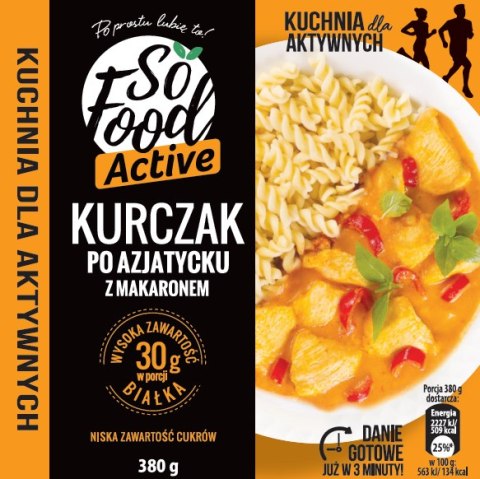 KURCZAK PO MEKSYKAŃSKU Z RYŻEM 380 g - SO FOOD (ACTIVE) SO FOOD (dania gotowe)