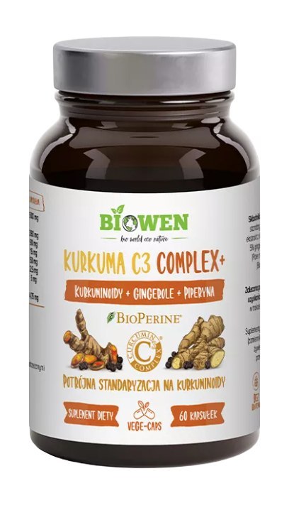 KURKUMA C3 COMPLEX+ BEZGLUTENOWA 60 KAPSUŁEK - HEMPKING (BIOWEN) HEMPKING (suplementy diety, kosmetyki)