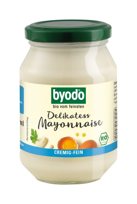 MAJONEZ DELIKATNY BEZGLUTENOWY BIO 250 ml - BYODO BYODO (sosy, majonezy, musztardy)