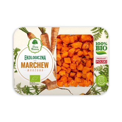 MARCHEW MROŻONA BIO 300 g - DARY NATURY DARY NATURY - mrożonki BIO