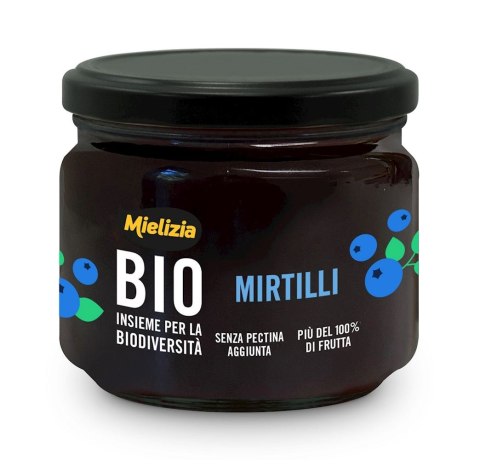 MUS BORÓWKOWY BIO 250 g - MIELIZIA MIELIZIA (miody,ciastka,batoniki, musy)