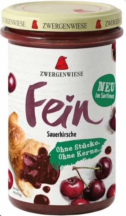 MUS WIŚNIOWY BEZGLUTENOWY BIO 280 g - ZWERGENWIESE ZWERGENWIESE (pasty, musy, sosy)