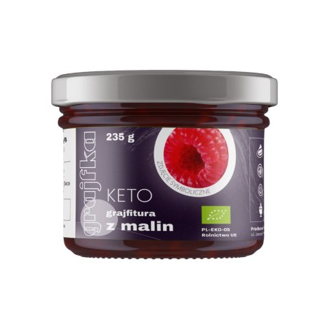 MUS Z MALIN BEZ DODATKU CUKRU KETO BIO 235 g - GRAJFKA GRAJFKA (syropy)