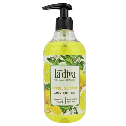 MYDŁO W PŁYNIE DO RĄK CYTRYNOWE 500 ml - LA DIVA LA DIVA (mydła)