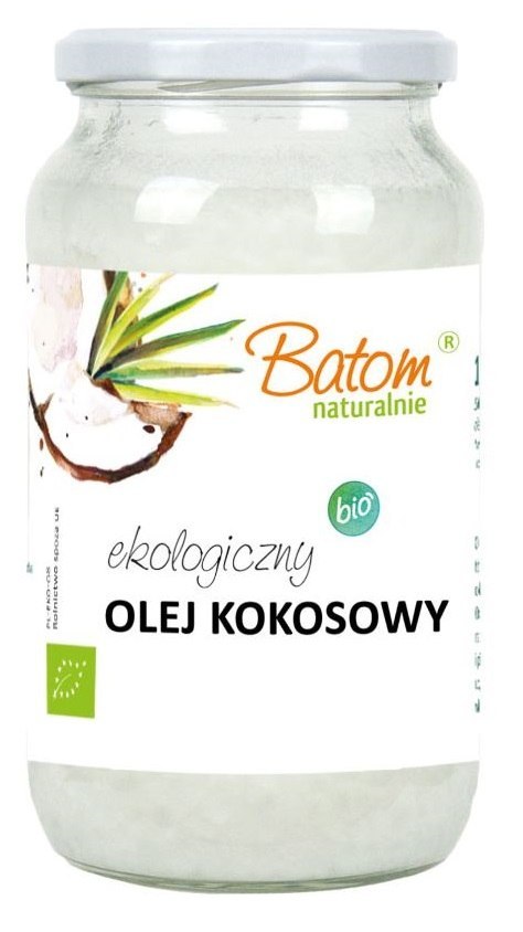 OLEJ KOKOSOWY BEZWONNY BIO 1 L - BATOM BATOM (oleje, soki, sole kąpielowe)