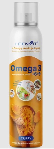 OMEGA 3-6-9 O SMAKU CURRY W SPRAYU 150 ml - LEENVIT LEENVIT (omega 3,6,9)