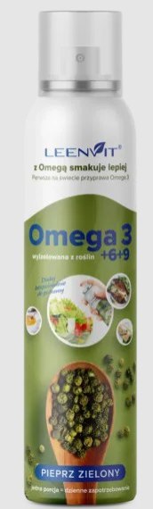 OMEGA 3-6-9 O SMAKU PIEPRZU ZIELONEGO W SPRAYU 150 ml - LEENVIT LEENVIT (omega 3,6,9)