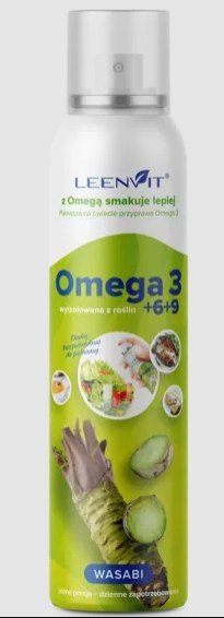 OMEGA 3-6-9 O SMAKU WASABI W SPRAYU 150 ml - LEENVIT LEENVIT (omega 3,6,9)