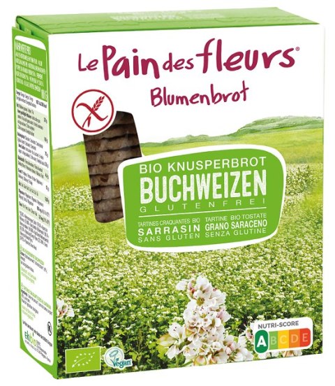 PIECZYWO CHRUPKIE GRYCZANE BEZGLUTENOWE BIO 150 g - LE PAIN DES FLEURS LE PAIN DES FLEURS (pieczywo chrupkie)