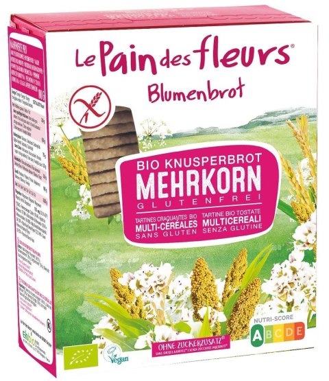 PIECZYWO CHRUPKIE WIELOZIARNISTE BEZGLUTENOWE BIO 150 g - LE PAIN DES FLEURS LE PAIN DES FLEURS (pieczywo chrupkie)