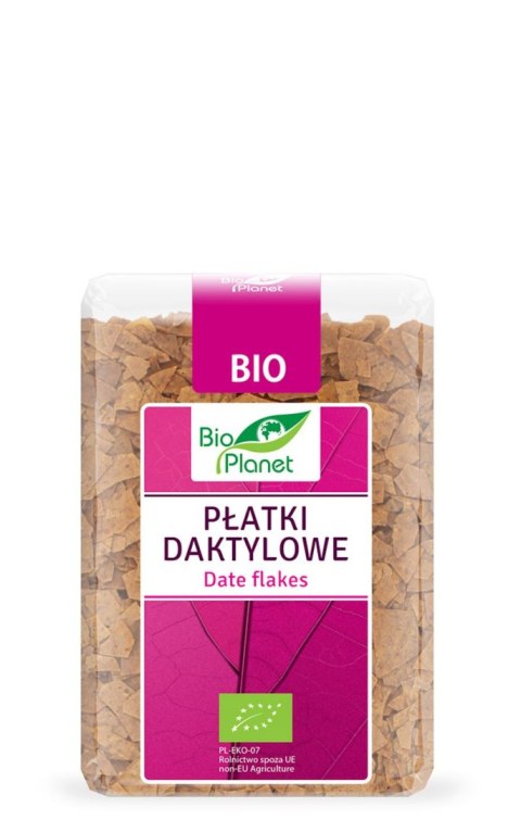 PŁATKI DAKTYLOWE BIO 150 g - BIO PLANET BIO PLANET - seria RÓŻOWA (płatki, otręby, musli)