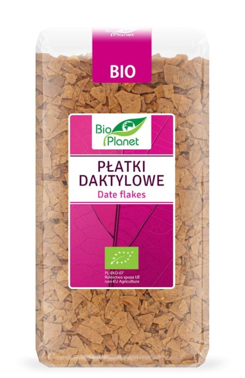 PŁATKI DAKTYLOWE BIO 300 g - BIO PLANET BIO PLANET - seria RÓŻOWA (płatki, otręby, musli)