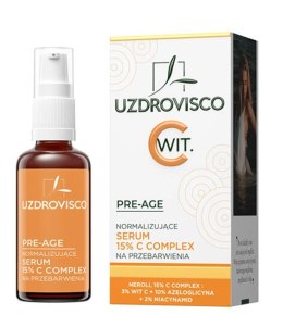 SERUM DO TWARZY NORMALIZUJĄCE NA PRZEBARWIENIA 15 % C COMPLEX 30 ml - UZDROVISCO (PRE-AGE) UZDROVISCO (kosmetyki)