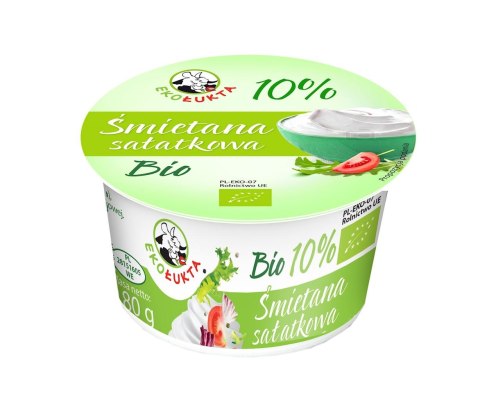 ŚMIETANA 10 % SAŁATKOWA BIO 180 g - EKO ŁUKTA EKO ŁUKTA (nabiał z mleka krowiego)