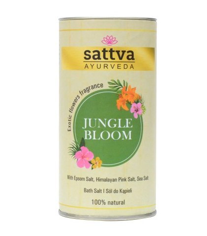 SÓL DO KĄPIELI JUNGLE BLOOM 300 g - SATTVA (AYURVEDA) SATTVA (kosmetyki ajurwedyjskie, kadzidełka)