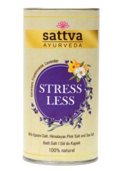 SÓL DO KĄPIELI STRESS LESS 300 g - SATTVA (AYURVEDA) SATTVA (kadzidła, kosmetyki)