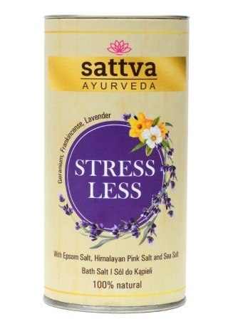 SÓL DO KĄPIELI STRESS LESS 300 g - SATTVA (AYURVEDA) SATTVA (kosmetyki ajurwedyjskie, kadzidełka)
