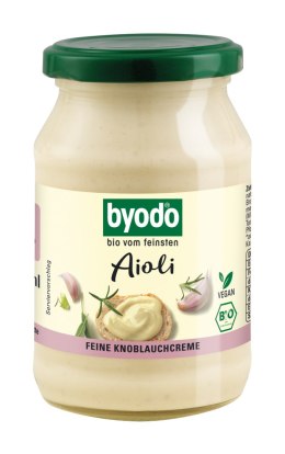 SOS CZOSNKOWY AIOLI WEGAŃSKI BEZGLUTENOWY BIO 250 ml - BYODO BYODO (sosy, majonezy, musztardy)