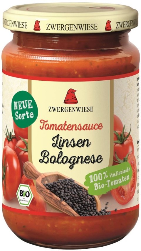 SOS BOLOGNESE Z SOCZEWICĄ BIO 340 ml - ZWERGENWIESE ZWERGENWIESE (pasty, musy, sosy)