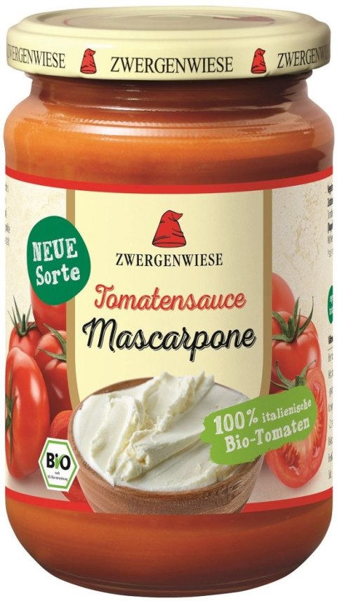 SOS POMIDOROWY Z MASCARPONE BEZGLUTENOWY BIO 340 ml - ZWERGENWIESE ZWERGENWIESE (pasty, musy, sosy)