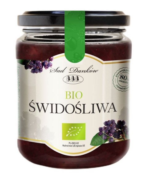 ŚWIDOŚLIWA 80 % BIO 260 g - SAD DANKÓW SAD DANKÓW (przetwory owocowe)