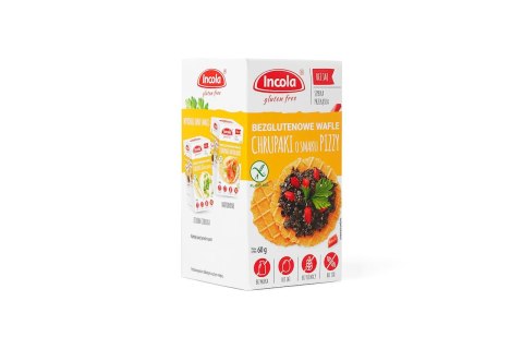 WAFLE KUKURYDZIANE O SMAKU PIZZY BEZGLUTENOWE 60 g - INCOLA INCOLA (bezgutenowe pieczywo i wafle)