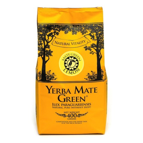 YERBA MATE GREEN LEMON 400 g - MATE GREEN ORGANIC MATE GREEN (yerba mate)