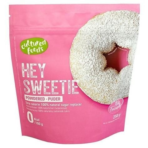 ZAMIENNIK CUKRU PUDRU "HEY SWEETIE" BEZGLUTENOWY 250 g - CULTURED FOODS CULTURED FOODS (zamienniki wegańskie)