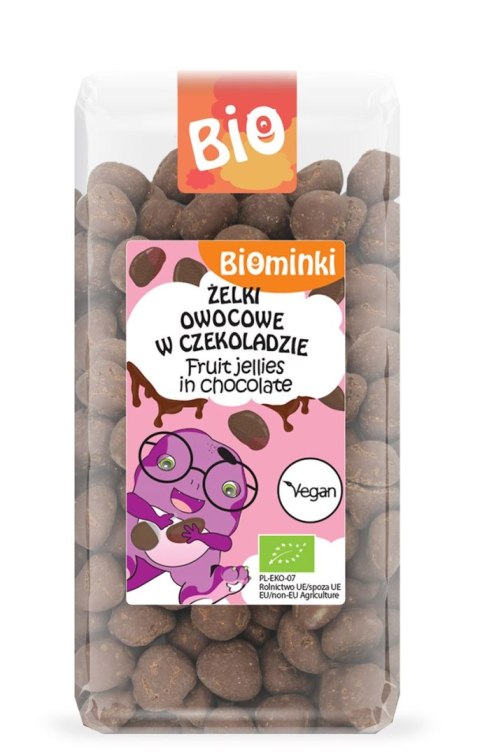 ŻELKI OWOCOWE W CZEKOLADZIE BIO 250 g - BIOMINKI BIOMINKI (przekąski dla dzieci, kaszki)