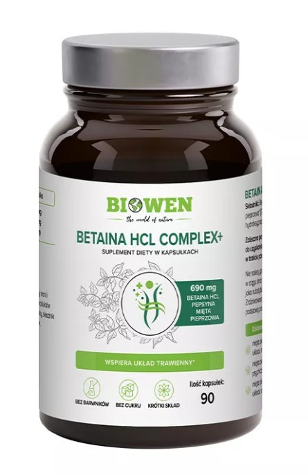 BETAINA HCL COMPLEX 90 KAPSUŁEK - HEMPKING (BIOWEN) HEMPKING (suplementy diety, kosmetyki)