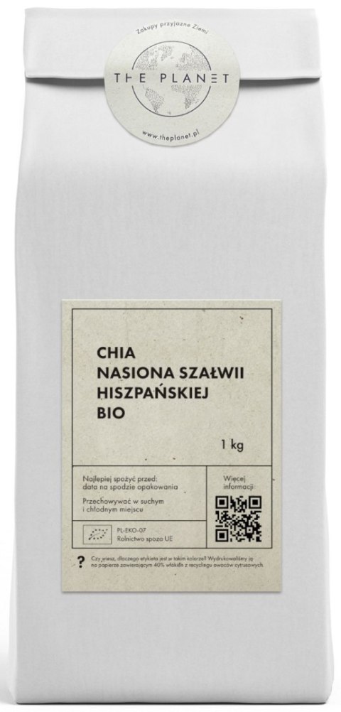 CHIA NASIONA BIO 1 kg - THE PLANET THE PLANET (Zakupy przyjazne Ziemi)