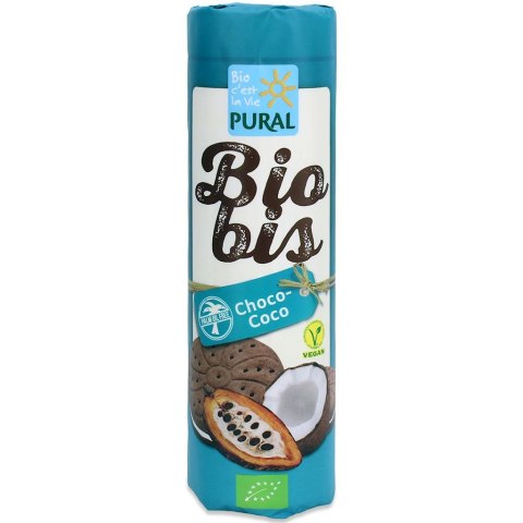 CIASTKA MARKIZY KAKAOWE Z KREMEM KOKOSOWYM WEGAŃSKIE BIO 300 g - PURAL (BIO BIS) PURAL (ciastka)