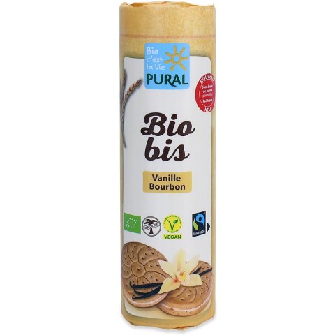 CIASTKA MARKIZY Z KREMEM WANILIOWYM WEGAŃSKIE FAIR TRADE BIO 320 g - PURAL (BIO BIS) PURAL (ciastka)