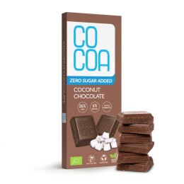 CZEKOLADA KOKOSOWA BEZ DODATKU CUKRU BIO 40 g - COCOA COCOA (czekolady i bakalie w surowej czekoladzie)